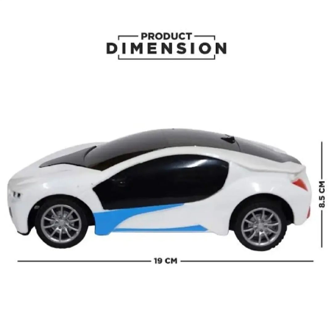 Remote Control Chargeable 3D Famous Car with Flashing Light, Radio Control Race car for Kids for 3-12 Year Old Boy Birthday Remote Control Car Rechargeable