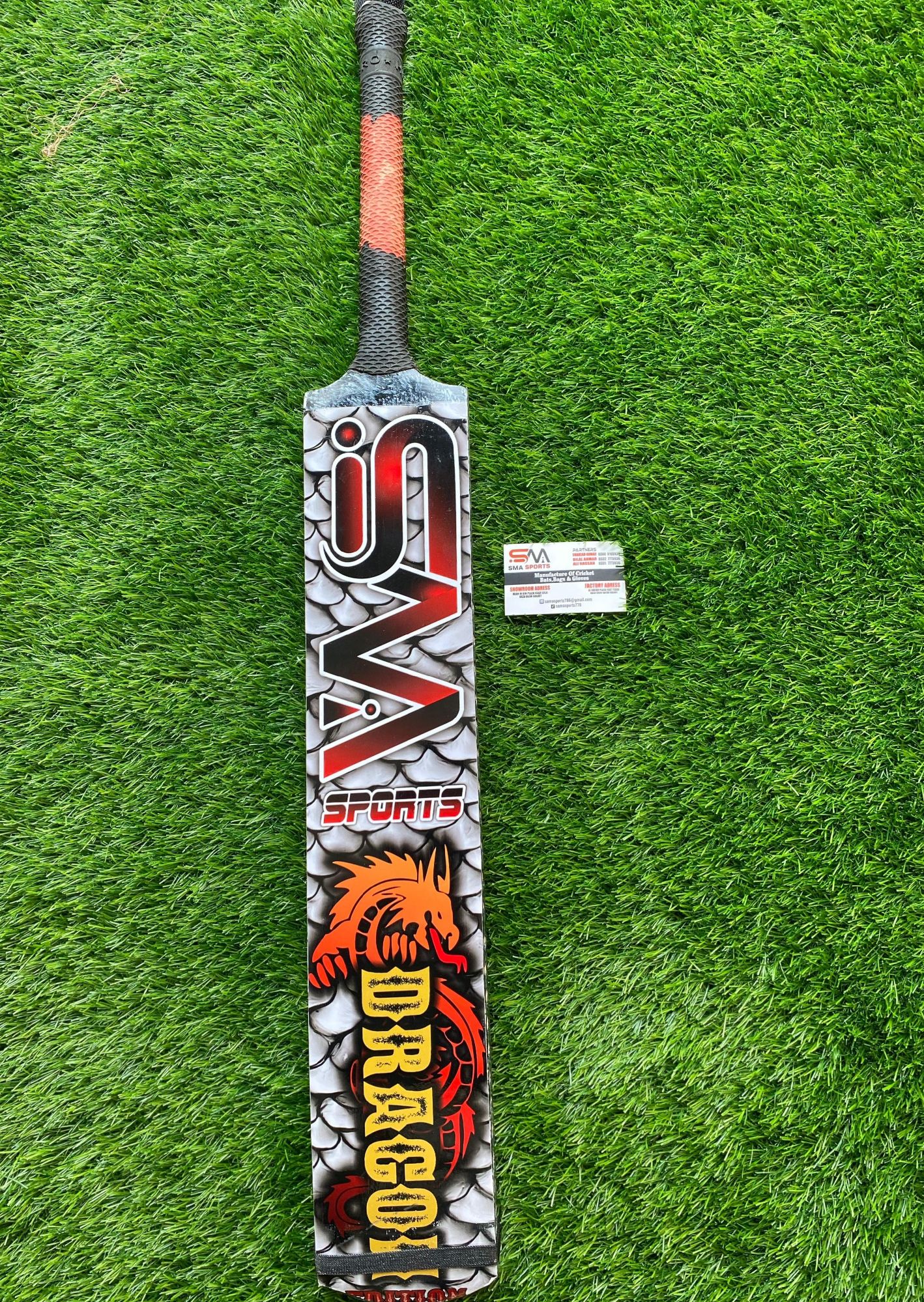 SMA Sports Professional Tape Ball Cricket Bat Dragon Edition