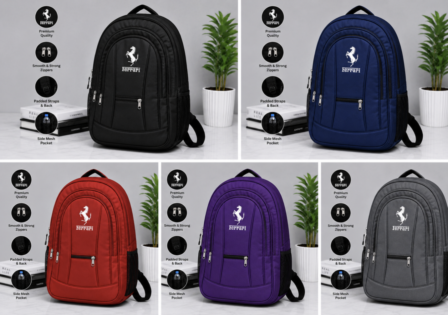 Durable Nylon All Season Laptop Bag For Men A Multi Pocket Travel Backpack Comfortable Everyday Carry