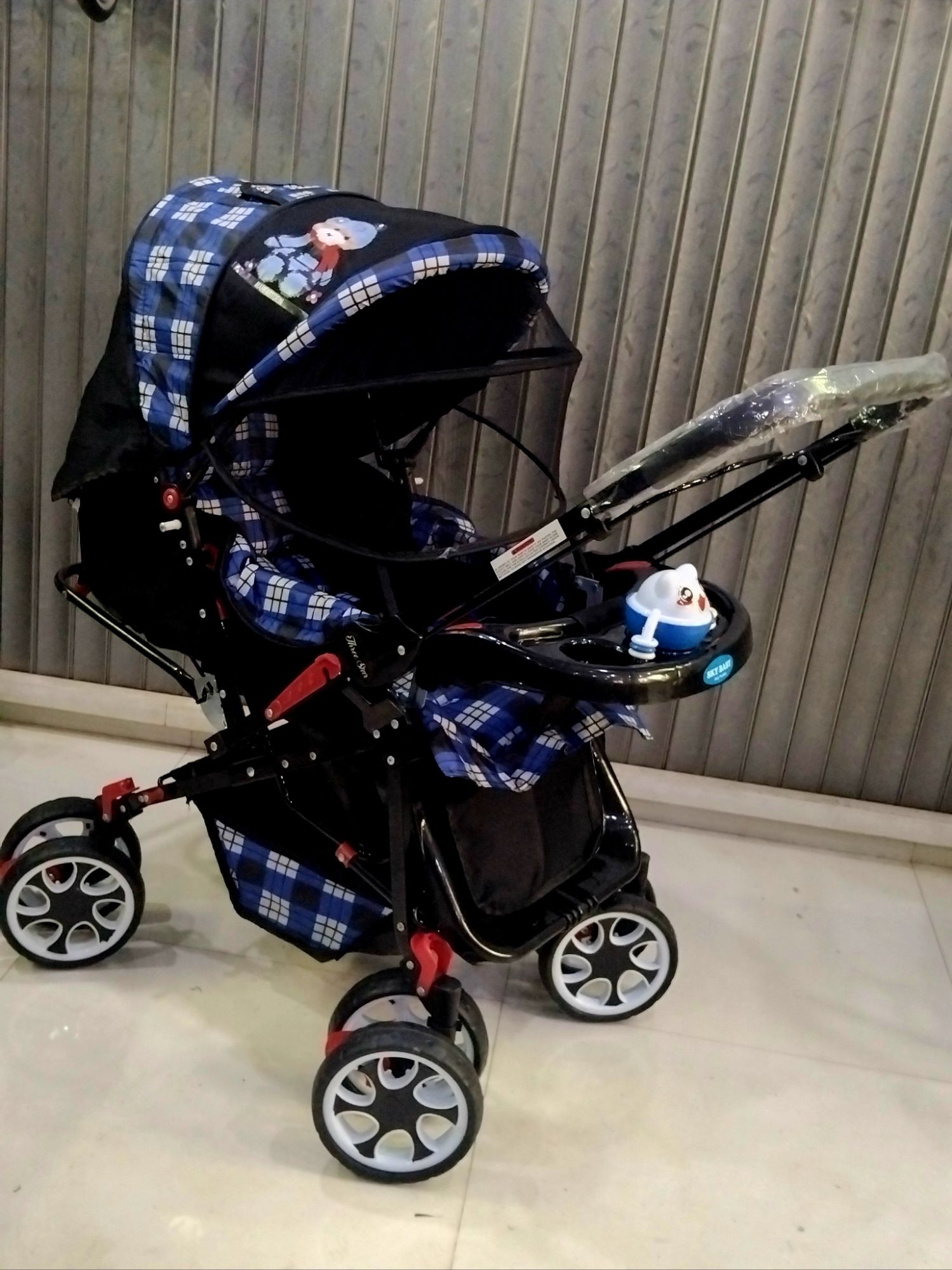 FOLDABLE BABY STROLLER PRAM