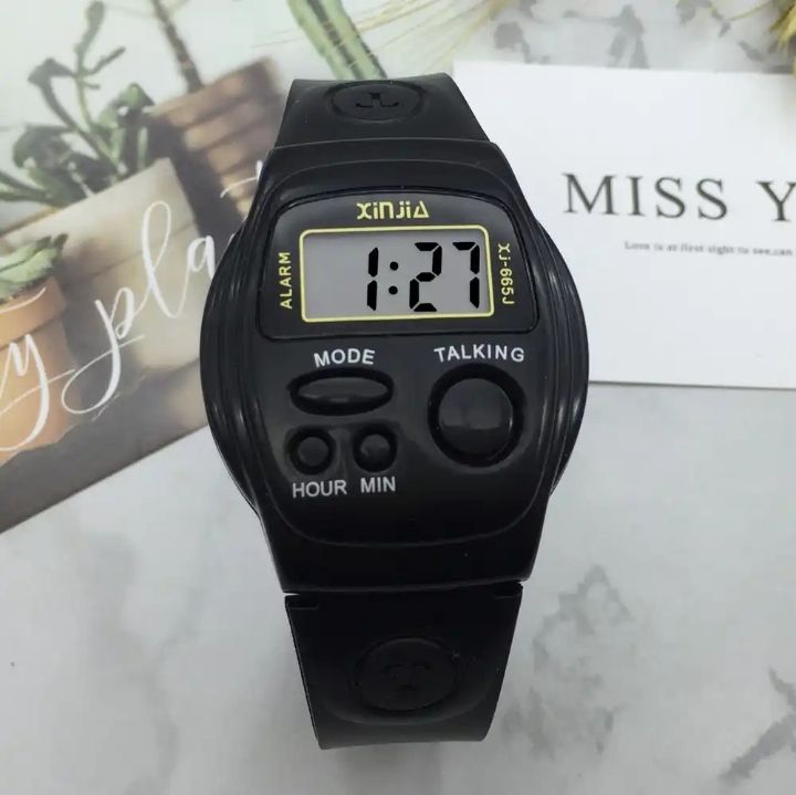 Talking Time Watch for Blinds Alarm Blind Watch for men's and women's Accessible Talking watch for Blind Peoples.