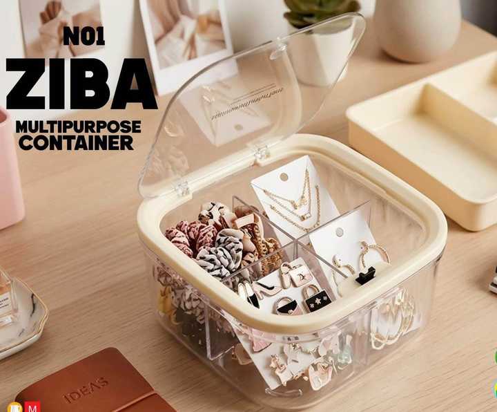 Ziba Multipurpose Storage Container | Airtight Food Storage Box | Kitchen Organizer Container | Dry Food Storage Jar
