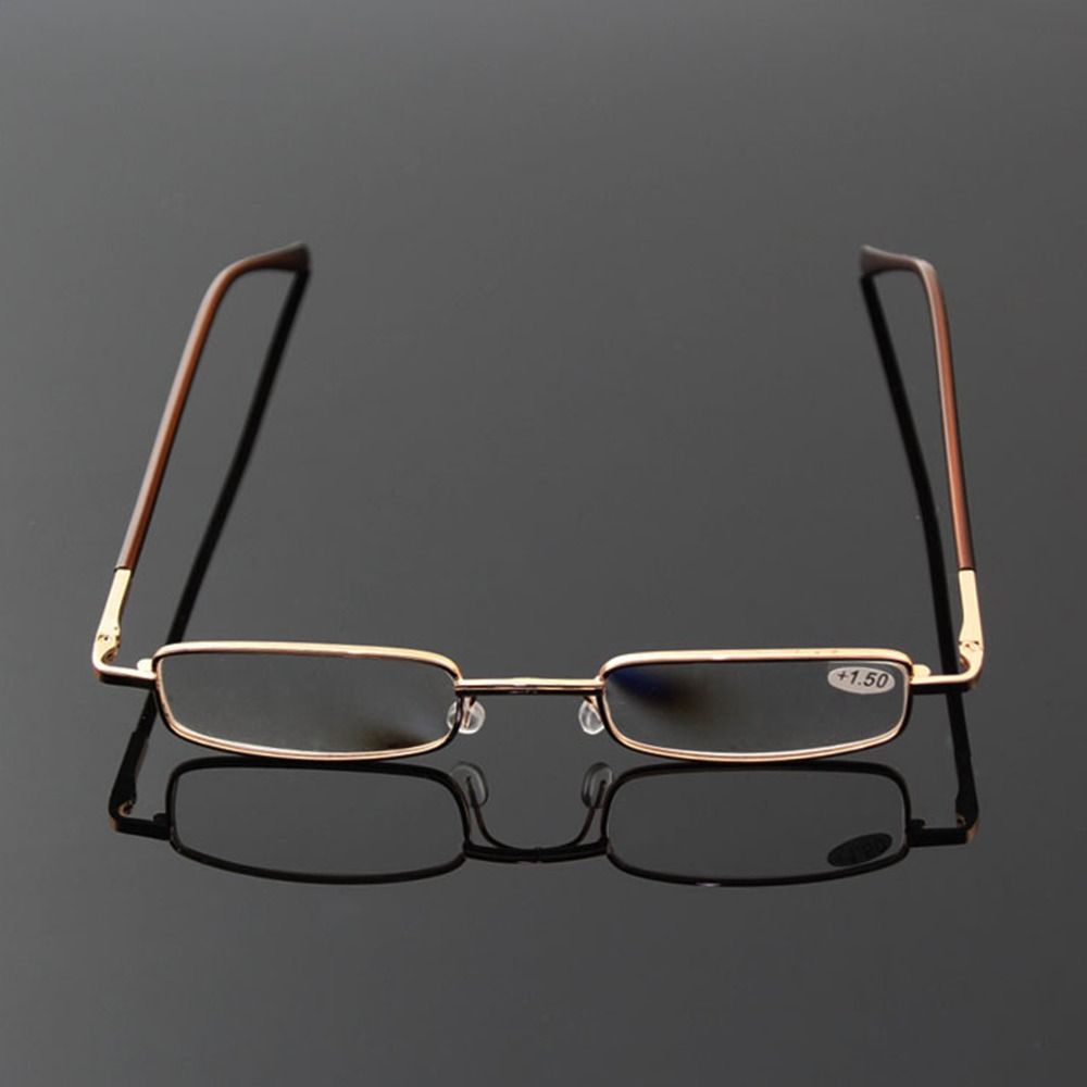 Portable Eye Protection Reading Glasses Ultralight Metal Presbyopic Eyewear Hyperopia Glasses for Men Women