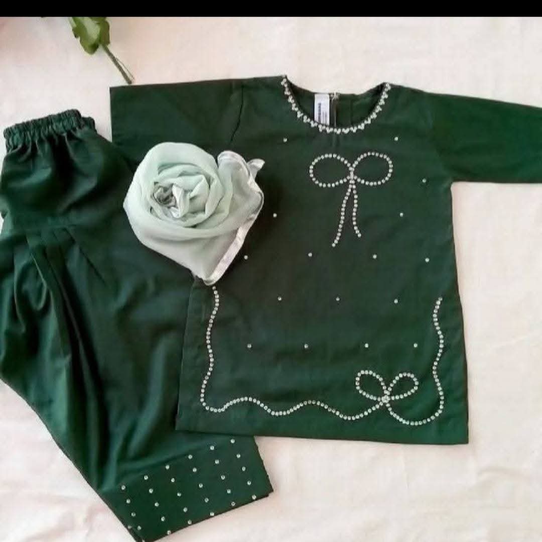 girl's stylish  14 August  2 piece dress collection