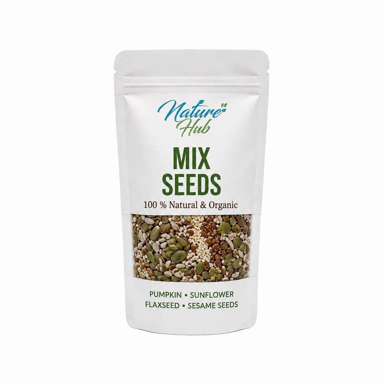 Premium Mix Seeds | Pumpkin, Sunflower, Flaxseed & Sesame | 100% Natural & Healthy Snack | High Protein & Fiber 100g | 250g | 500g | 1kg