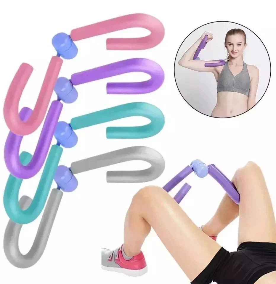 Portable Hip Thigh Exerciser Anti Slip Leg Trainer Clip Machine for Arms Gym