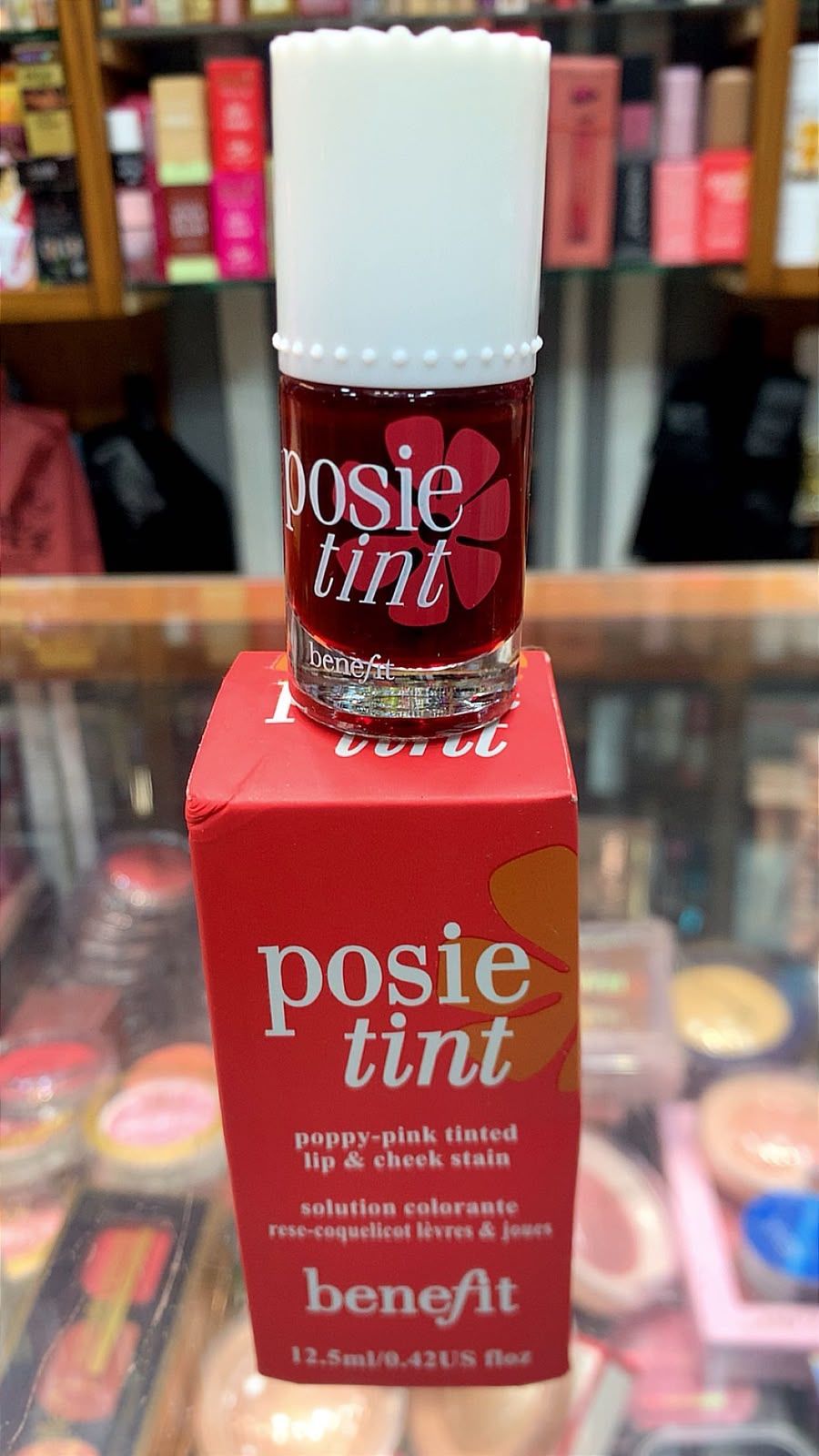 Korean Style Liquid Lip and Cheek Tint with Watermelon, Strawberry, Tomato Extracts - Rose Fragrance, Nourishing & Long-lasting. Smudge & Waterproof Cheeks Blusher for Women