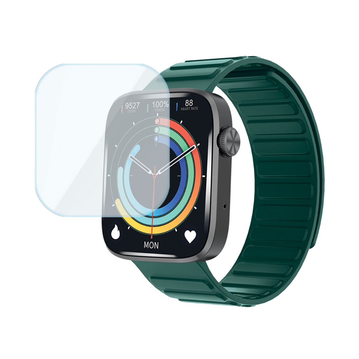 AceWa Hydrogel Film Protector for Dany Rex Fit Smart Watch Full Screen TPU Jelly Protector with Scratch Protection, High Sensitivity, Anti-Oil/Water Coating, Easy Installation