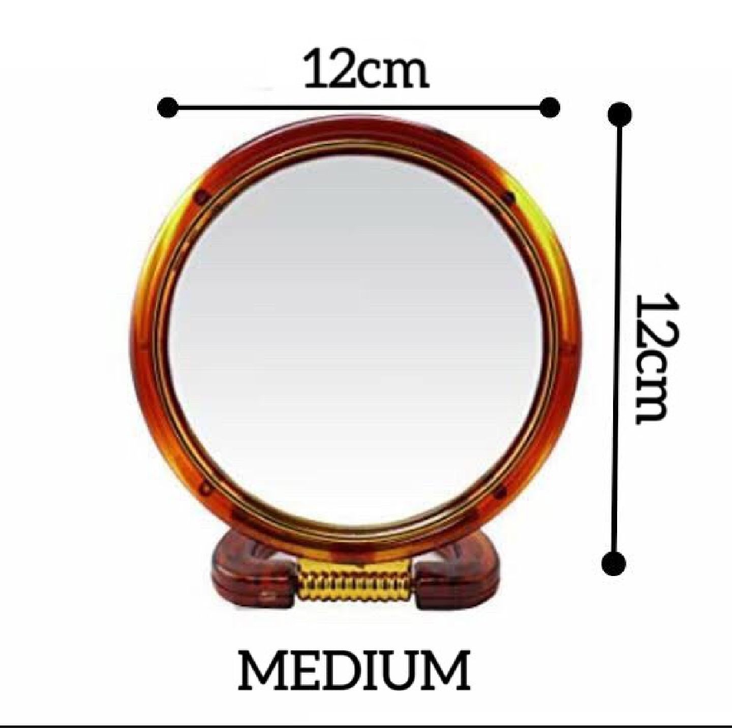 Two sided mirror, magnifying mirror, makeup mirror, pocket mirror, table mirror