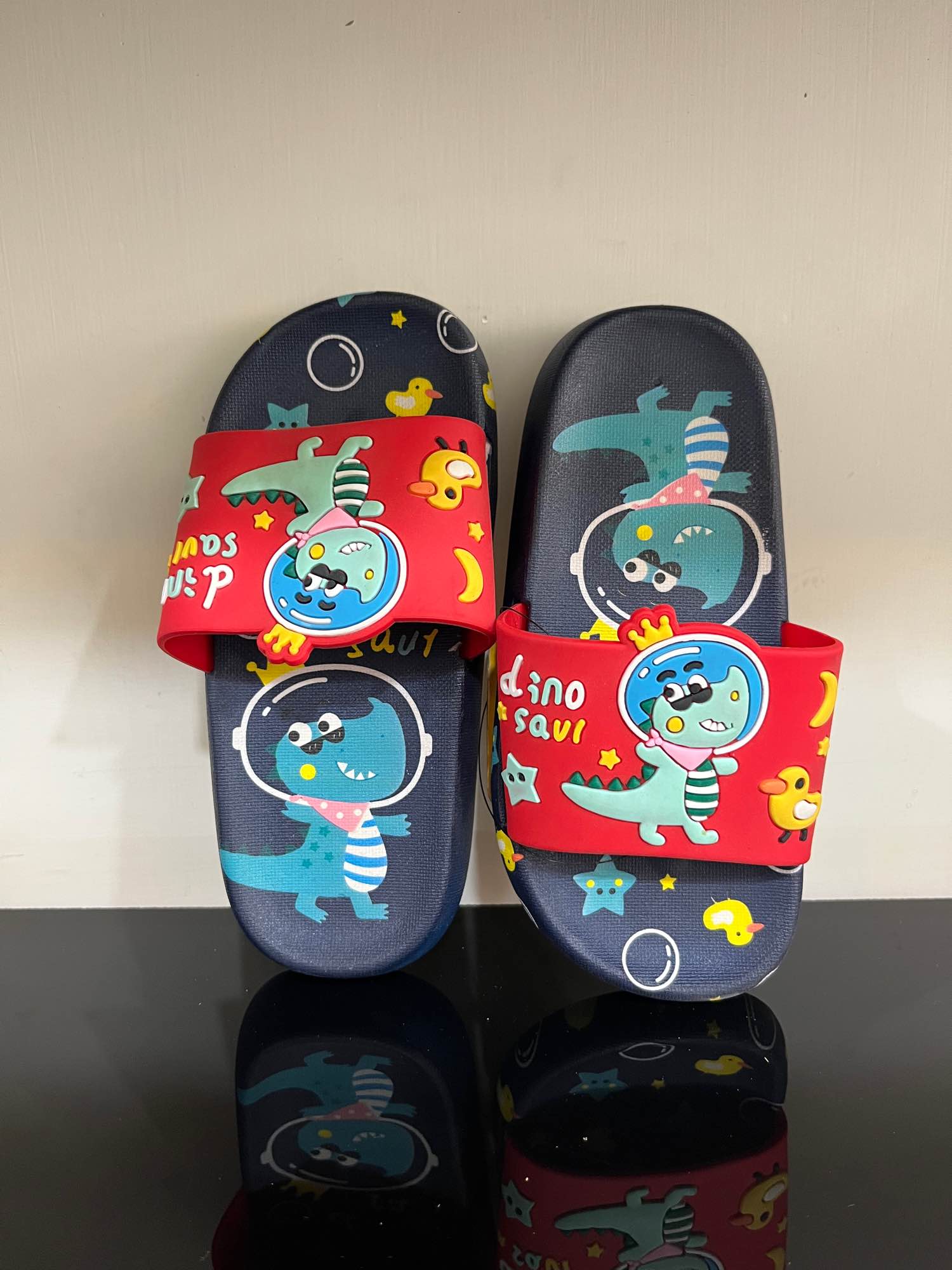 New Dino Summer Kids Slippers Cartoon Dino Indoor Boys Girls Comfortable Slippers In Fair Price