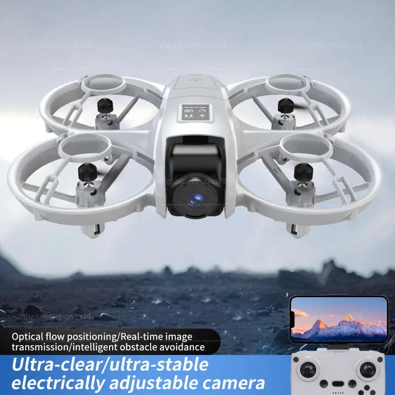 S11 Mini Neo Drone With HD Dual Aerial Camera, Photo & Video, Optical Flow Hover, WiFi FPV, Gesture Control, Obstacle Avoidance, 360° Flip, 1800mAh Battery Mini RC Quadcopter Having Cool LED Lights For Kids & Beginners
