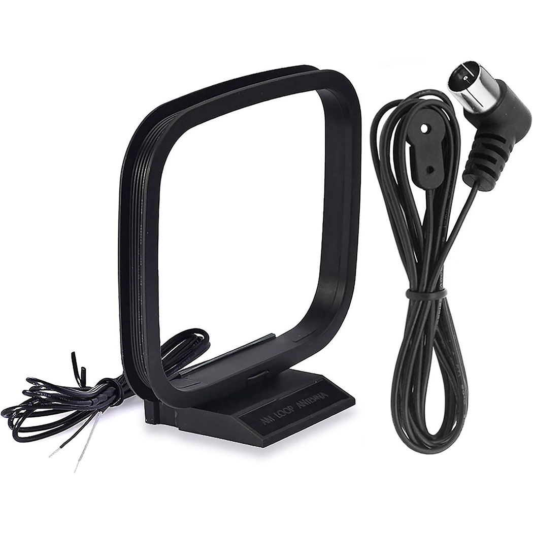 75 Ohm FM Antenna and AM Loop Antenna for Pioneer Onkyo Yamaha Marantz Indoor HD Radio FM Radio Bluetooth Home Stereo Receiver