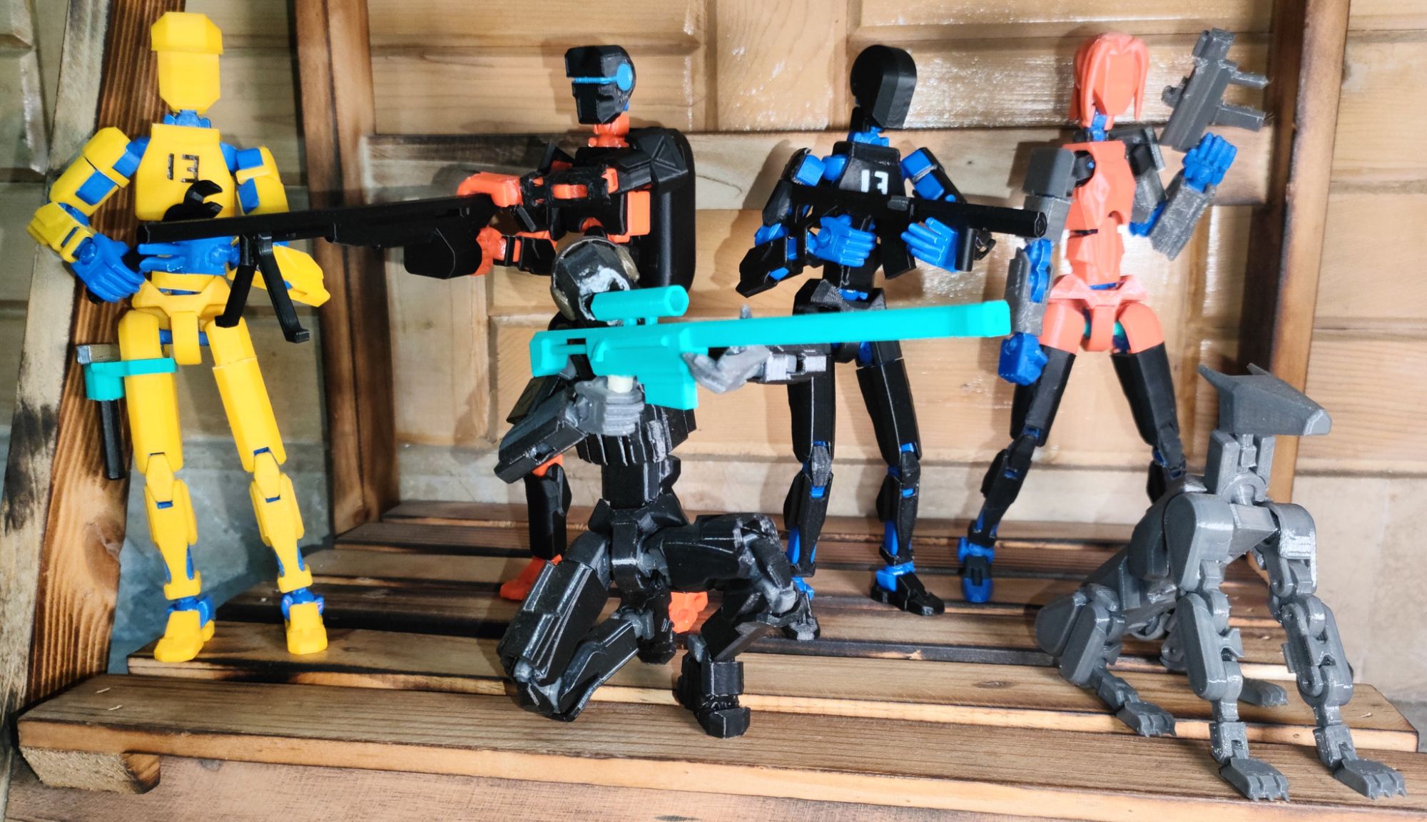 Action Toy Figure Dummy Titan 13 Articulated posable Assembled Large Size