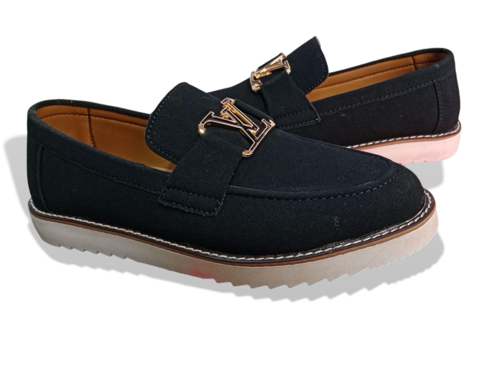 Men's Black Velvet Formal Comfortable shoes Sneaker Fashion Loafer's