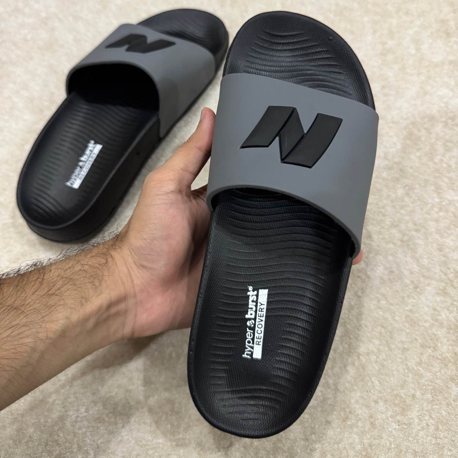 Slippers for Men – Stylish Winter Slides for Men, Soft Comfort, Slides, Lightweight House Slippers, Soft & Breathable Comfort, Waterproof Slippers for Men, Stylish Design Easy to Wear Slippers for Daily Use