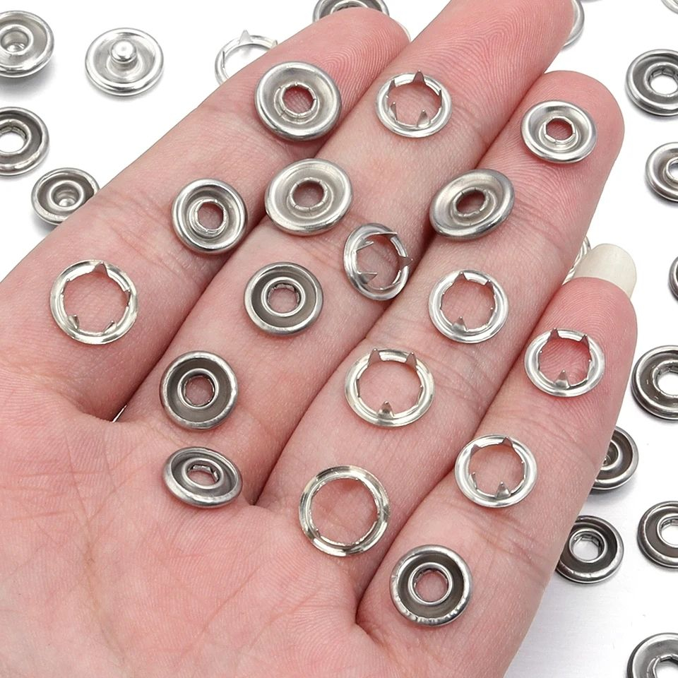 Plier pressing button_ Press Studs Pliers 9.5mm Metal Sewing Prong Rings Buttons Clip Pliers DIY Clothes Tool for Sewing Leather Rivets Bags Clothes
