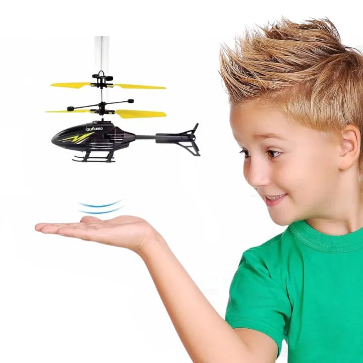 Flying Helicopter, Remote Control Helicopter for Boys Indoor and Outdoor Helicopter, Palm Sensing Helicopter