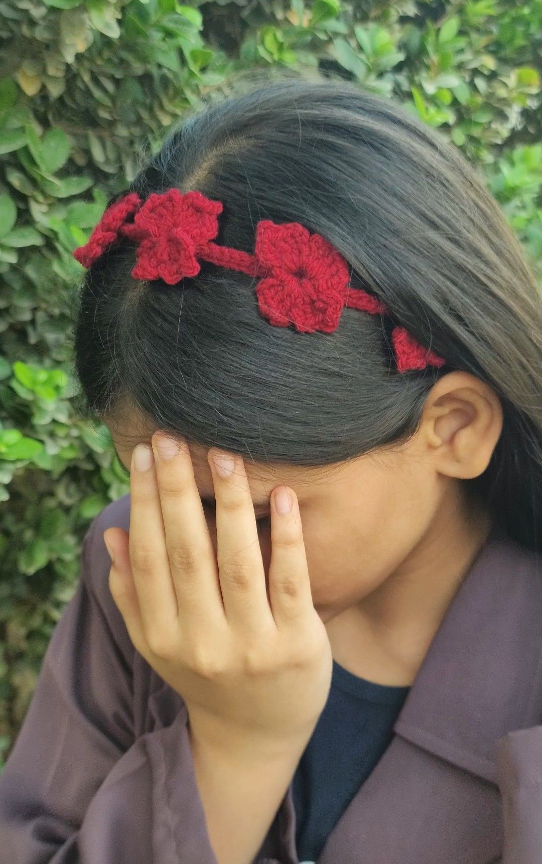 handmade crochet hair bands in different designs