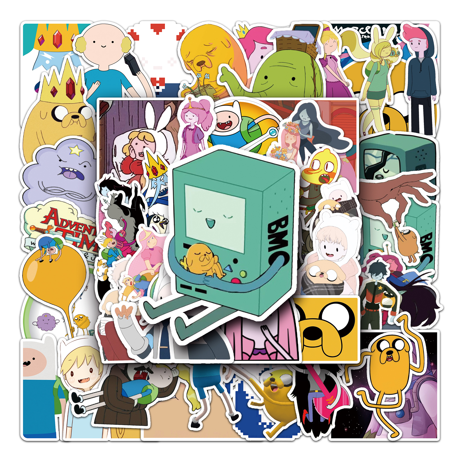 50 Piece Adventure Time: Distant Lands Stickers Waterproof DIY For ...