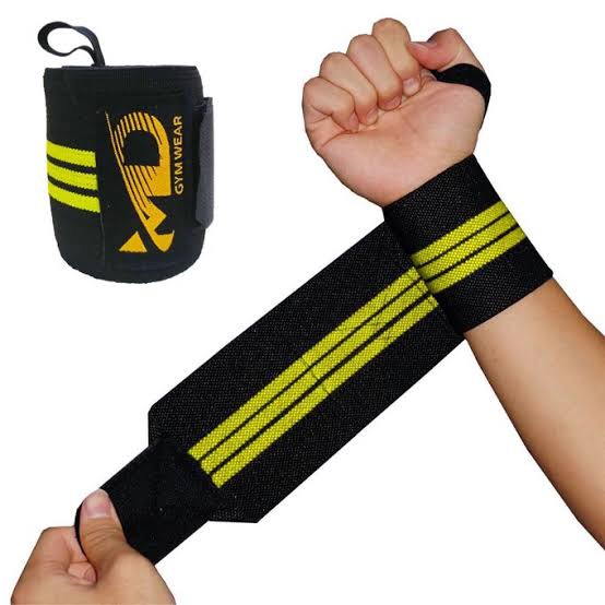 Gym Wrist strap Weight Lifting Fitness Body Building Training Exercise Wrist Wraps support Gym Gloves Power Strap weight Lifting wrist Wraps Bandage Hand Support Brace Gym Straps