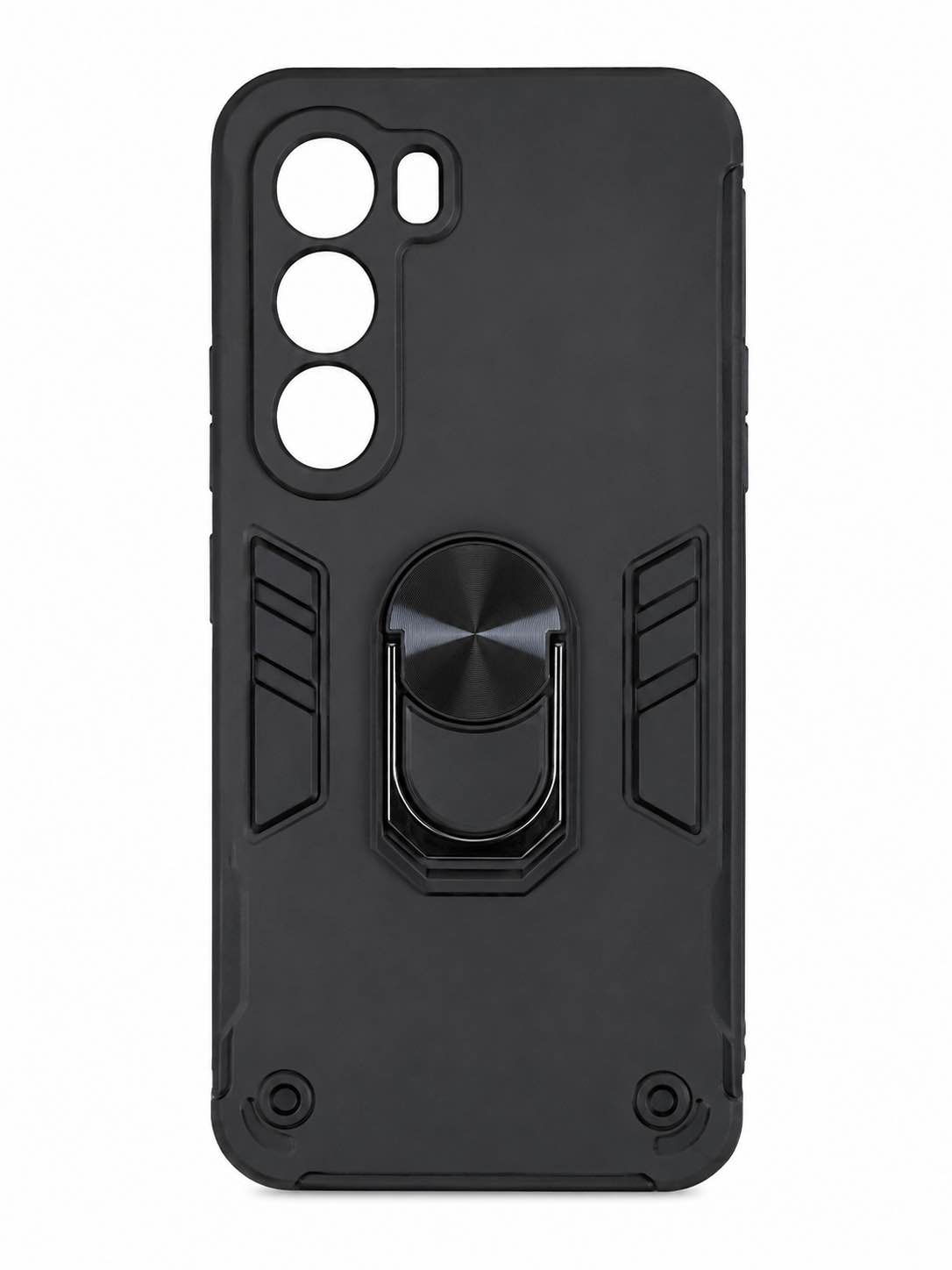 Infinix Hot 60 Pro | Hot 60 Pro Plus Premium Armor Ring Stand Back Cover | Shockproof Luxury Protective Case | Camera Protection Mobile Case