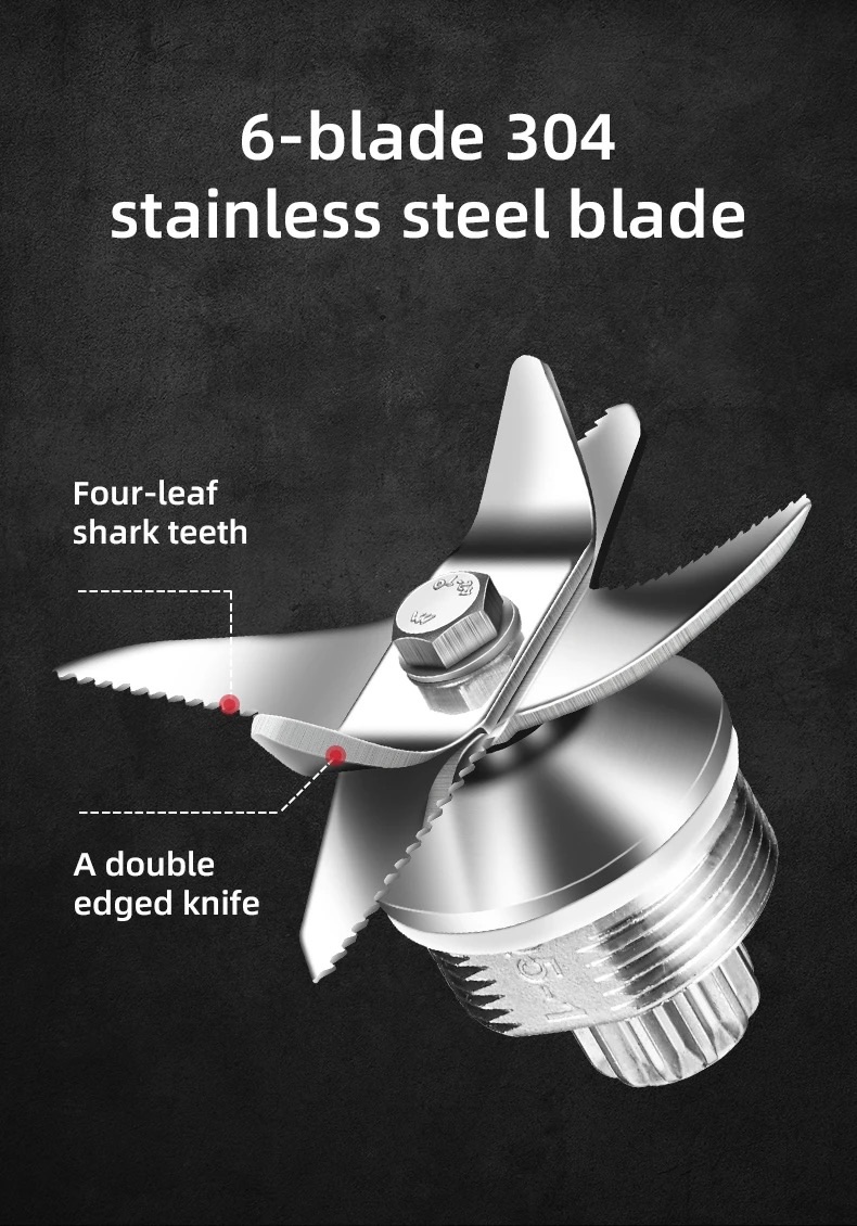 2 In 1 Heavy Duty Commercial Kitchen Household Fresh Fruit Juicer Electrical Smoothie Mixer Blender