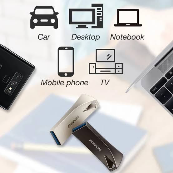 SAMSUNG BAR PLUS Flash Drive 4GB / 8GB /16GB /32GB 64GB USB WITH USB OTG