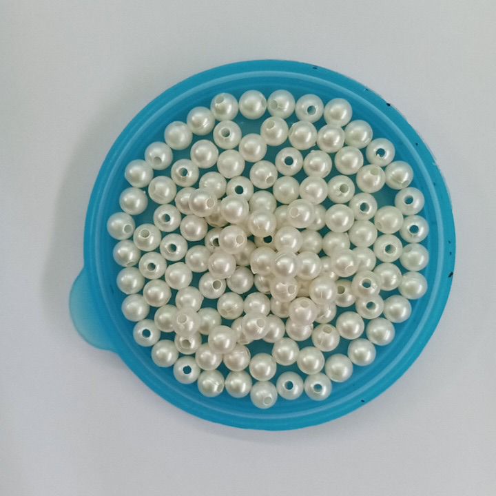 White beige pearl beads for jewelry making DIY accessories 4mm/ 6mm/ 8mm/ 10mm