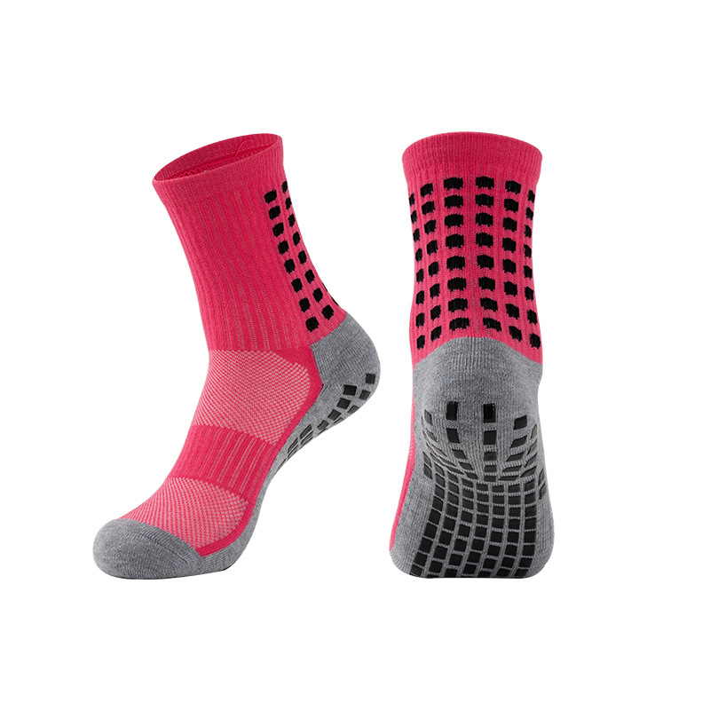 Anti-slip Football Socks Non-slip Soccer Basketball Tennis Outdoor Sport Socks Grip Cycling Riding Men Socks