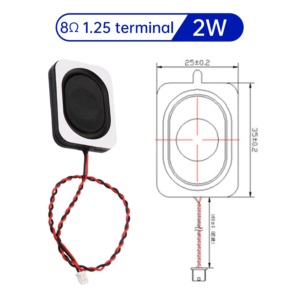 Internal Magnet Speaker High Sensitivity Small Size 3W DIY Loudspeaker Replacement Compatible with Various Audio Devices