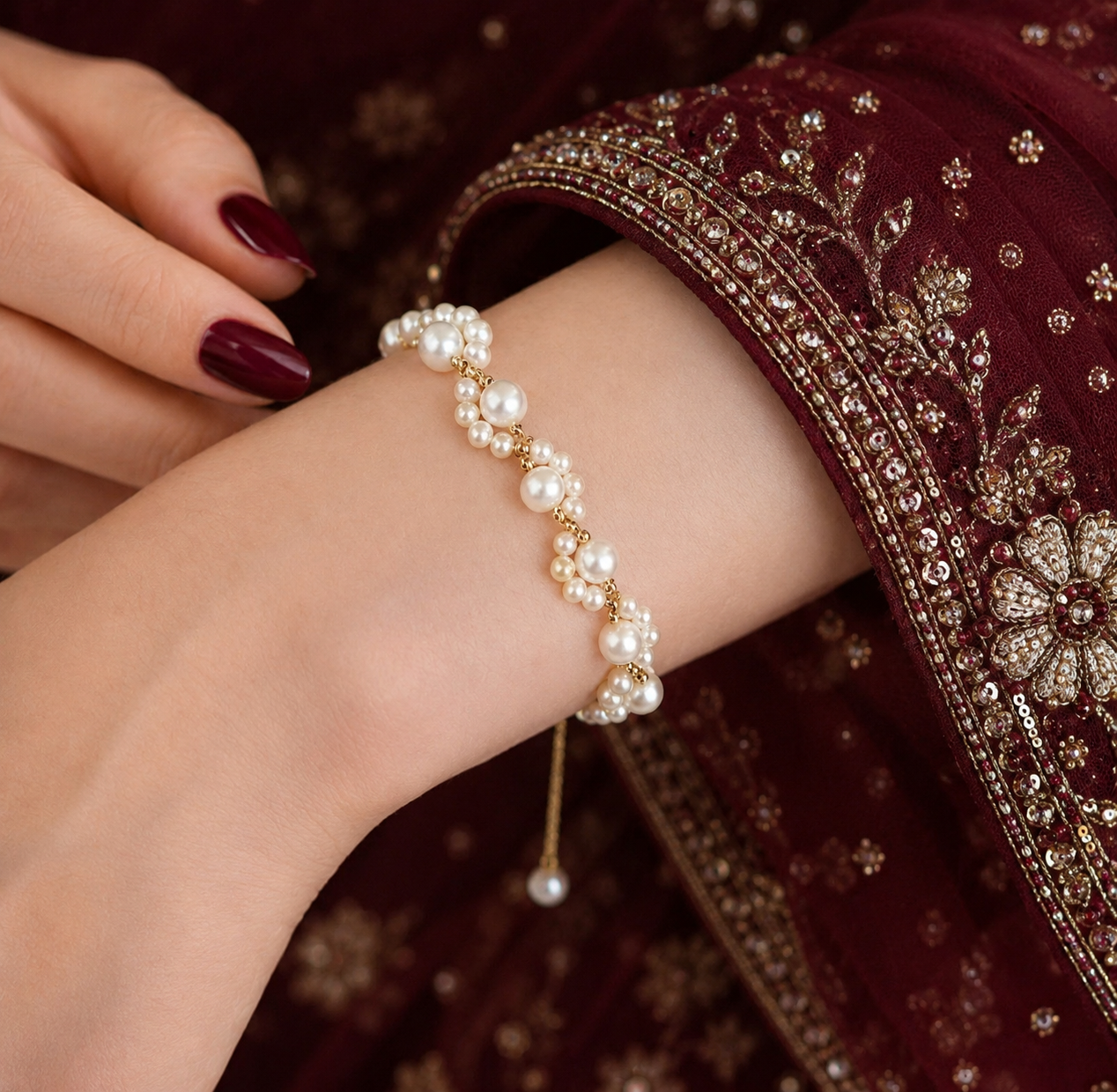 Delicate Pearl Bracelete For Girls - Pearl Bracelete - Bracelete