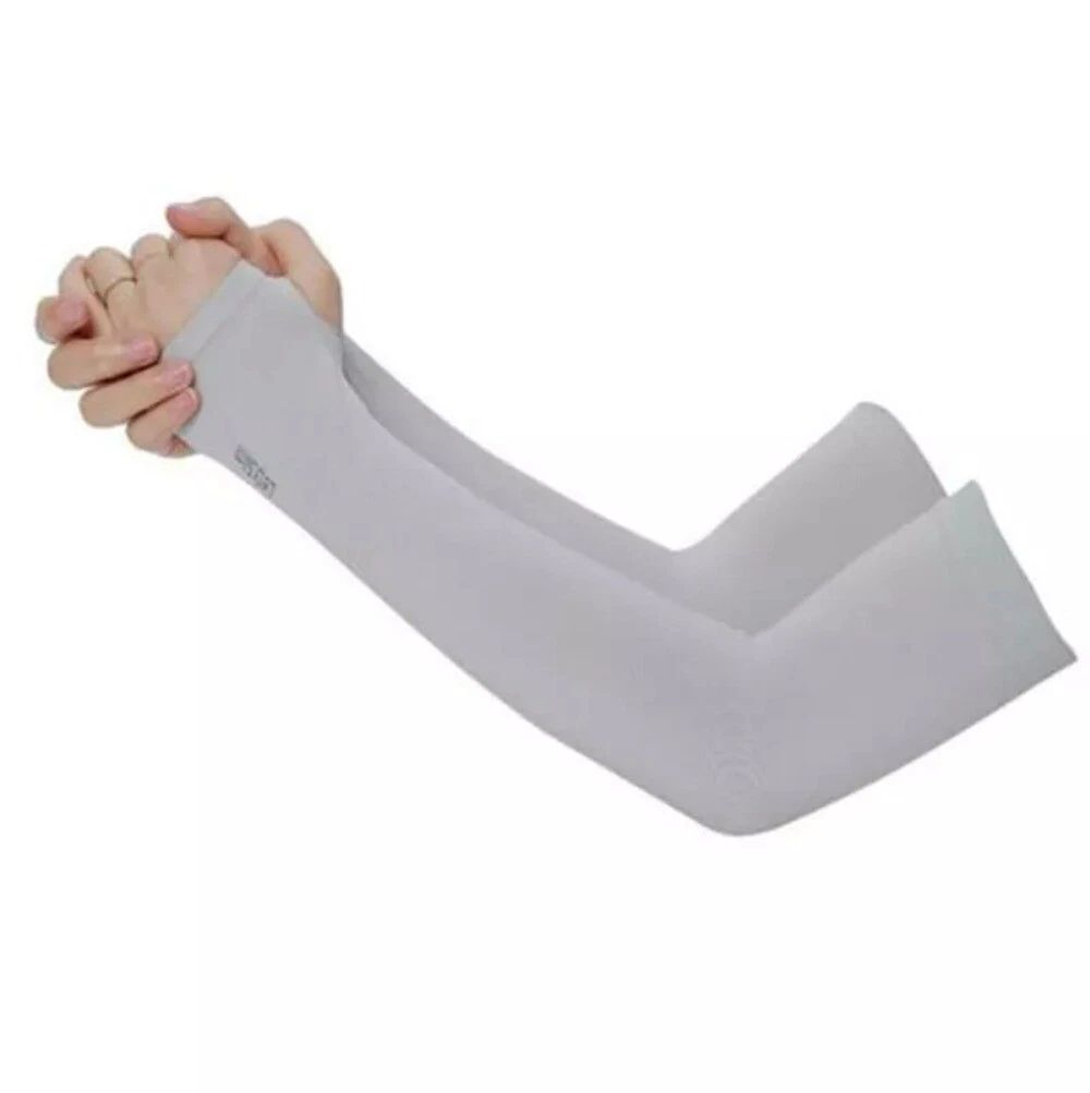 UV Protection Cooling Arm Sleeves For Men And Women Summer Compression Sports Arm Warmers With Thumb Hole Cycling