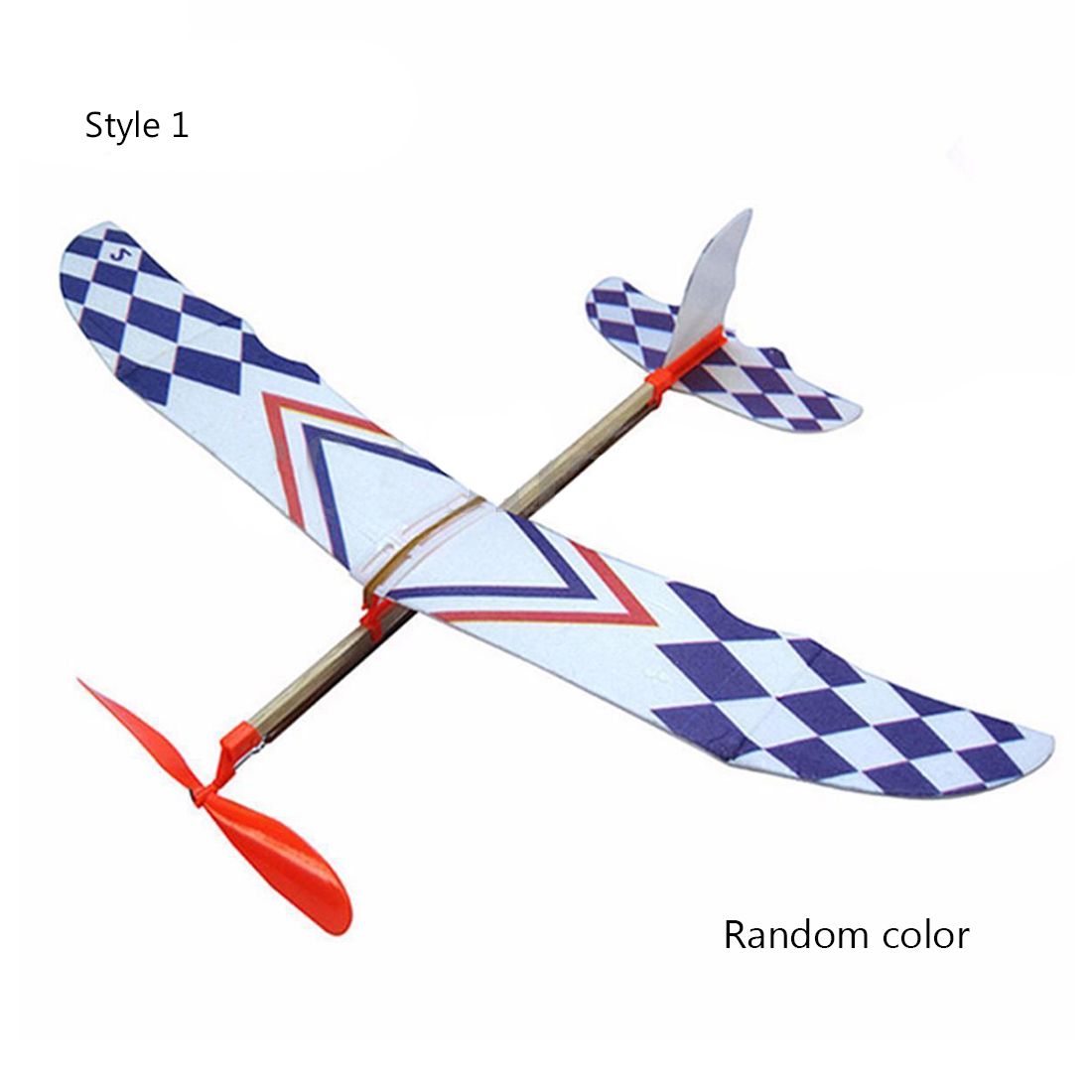 Christmas best  Assembly Plane Model Powered Flying Glider DIY Foam Aircraft Elastic  Airplane