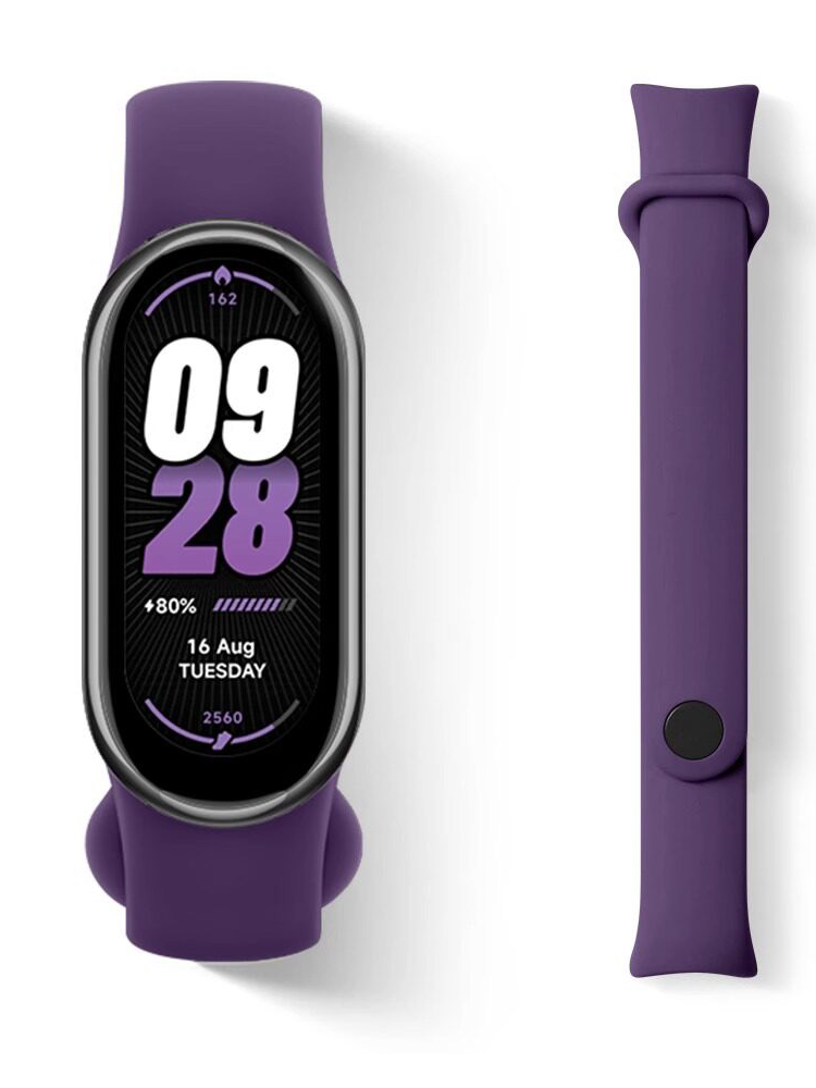 Soft Silicone Strap for  Mi Band 10 Sports Smart Bracelet Wristband Mi Band 8 9 NFC Replacement New Band Accessories Belt