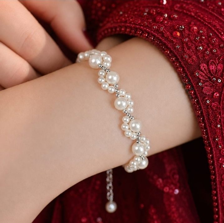 Delicate Pearl Bracelete For Girls - Pearl Bracelete - Bracelete