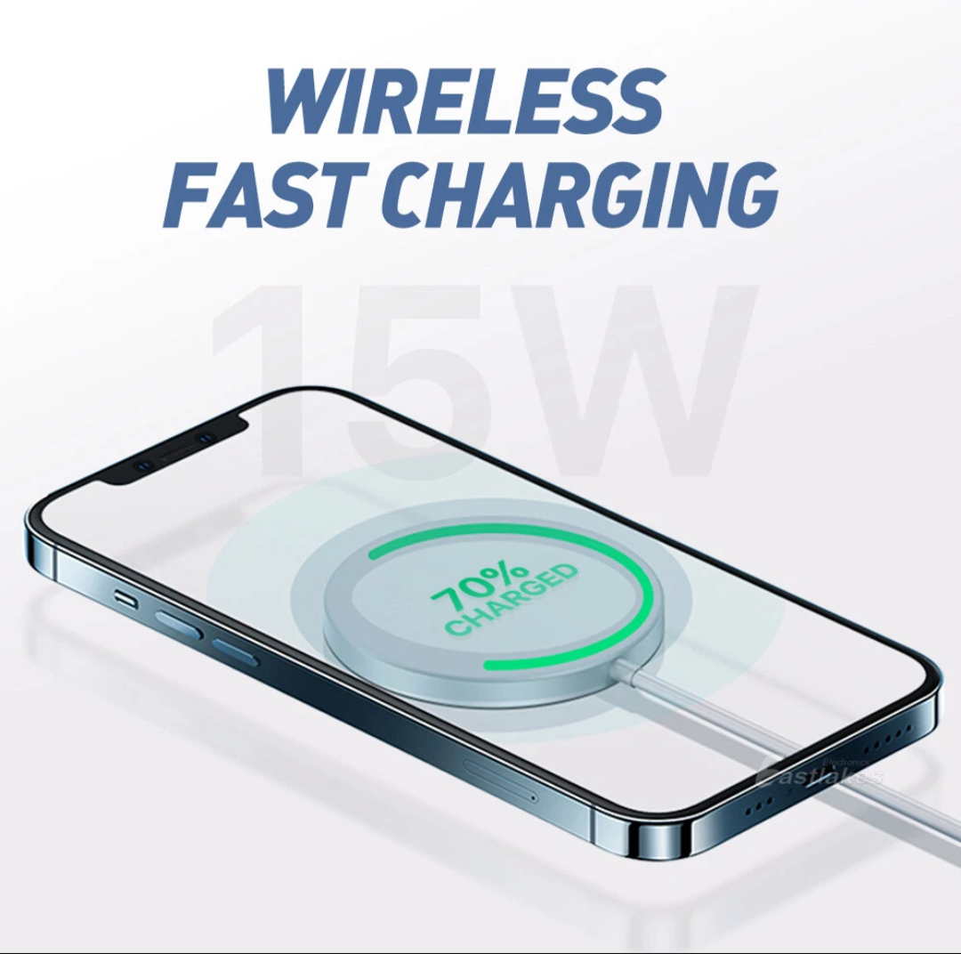 15W Wireless Charger Magnetic Charging  For IpOne- Samsung Google pixel mi oneplus