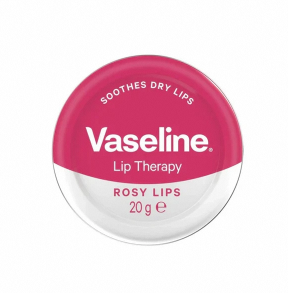 Vaseline Imported Rosy Lips with Rose & Almond Oil for Lip Therapy (Poland)