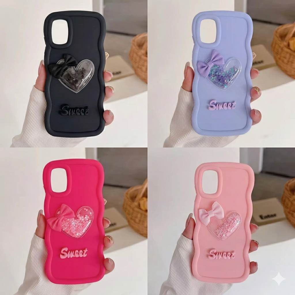 New Sweet Ladies Glitter Case For Ladies & Girls