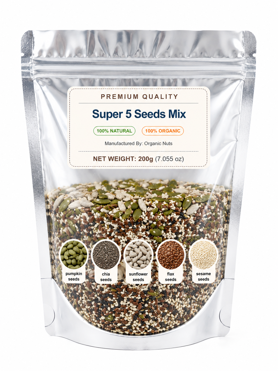 Super 5 Seeds Mix 200 Grams