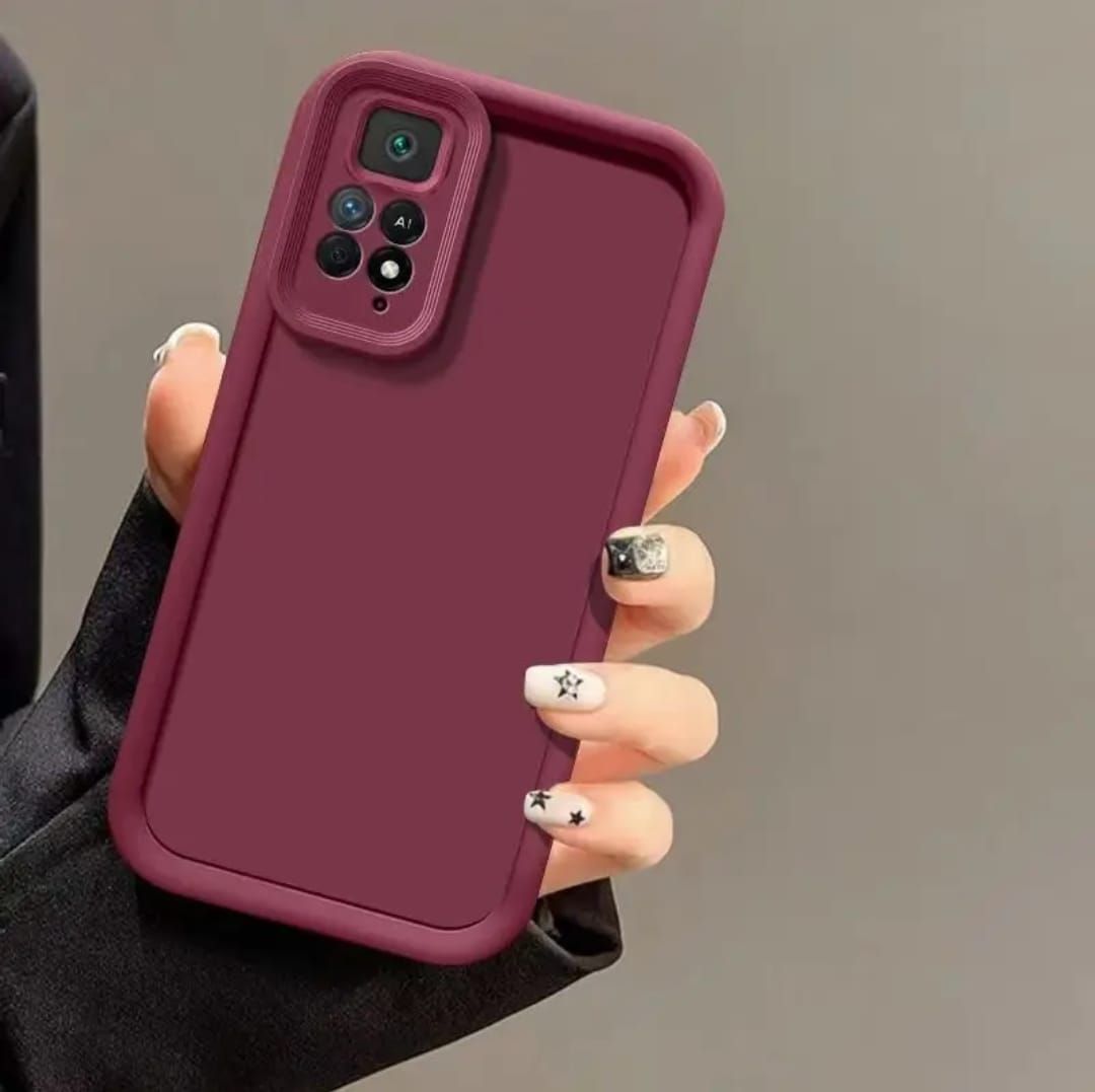 Redmi Note 11 Back Cover Soft Matt Puffer Camera Protection Down Jacket Back Cover
