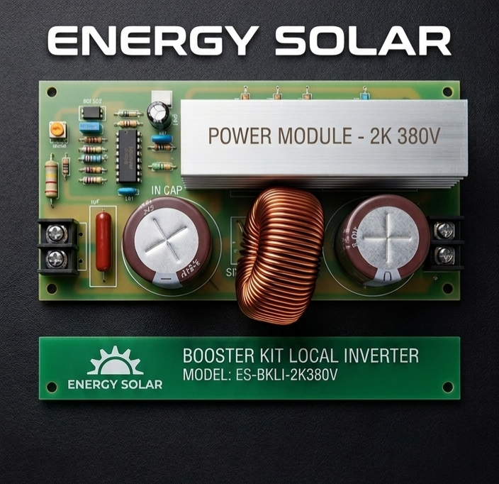 Solar inverter Voltage Booster, Boost voltage, Local inverter Booster, Boost 60v to 380v, Booster kit