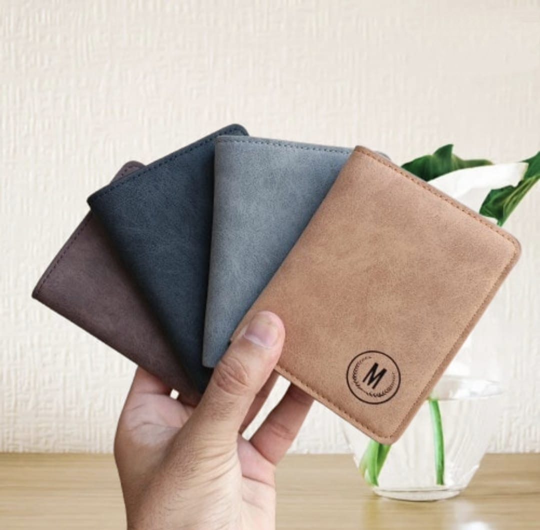 M Brand Very High Quality Decent Size Wallet For Mens