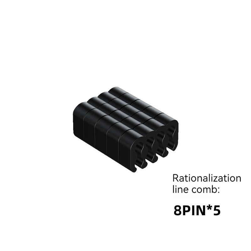 LDPCSJ Cable Comb Computer Power Supply Module Cable Comb Motherboard 24PIN Cable Organizer CPU Graphics Card Cable Clamp
