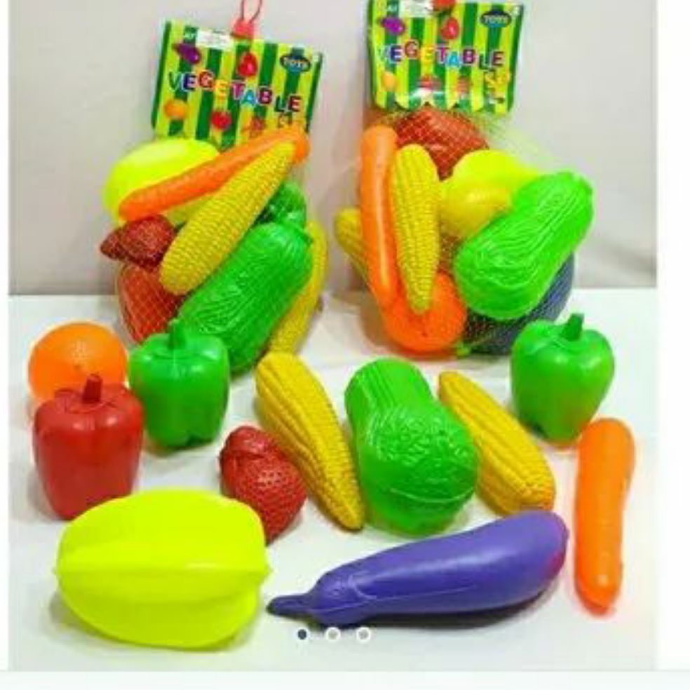Fruits And Vegetables Toy For Kids-Artificial Food Play Toy-Kitchen Toy For Kids-Activity Toy
