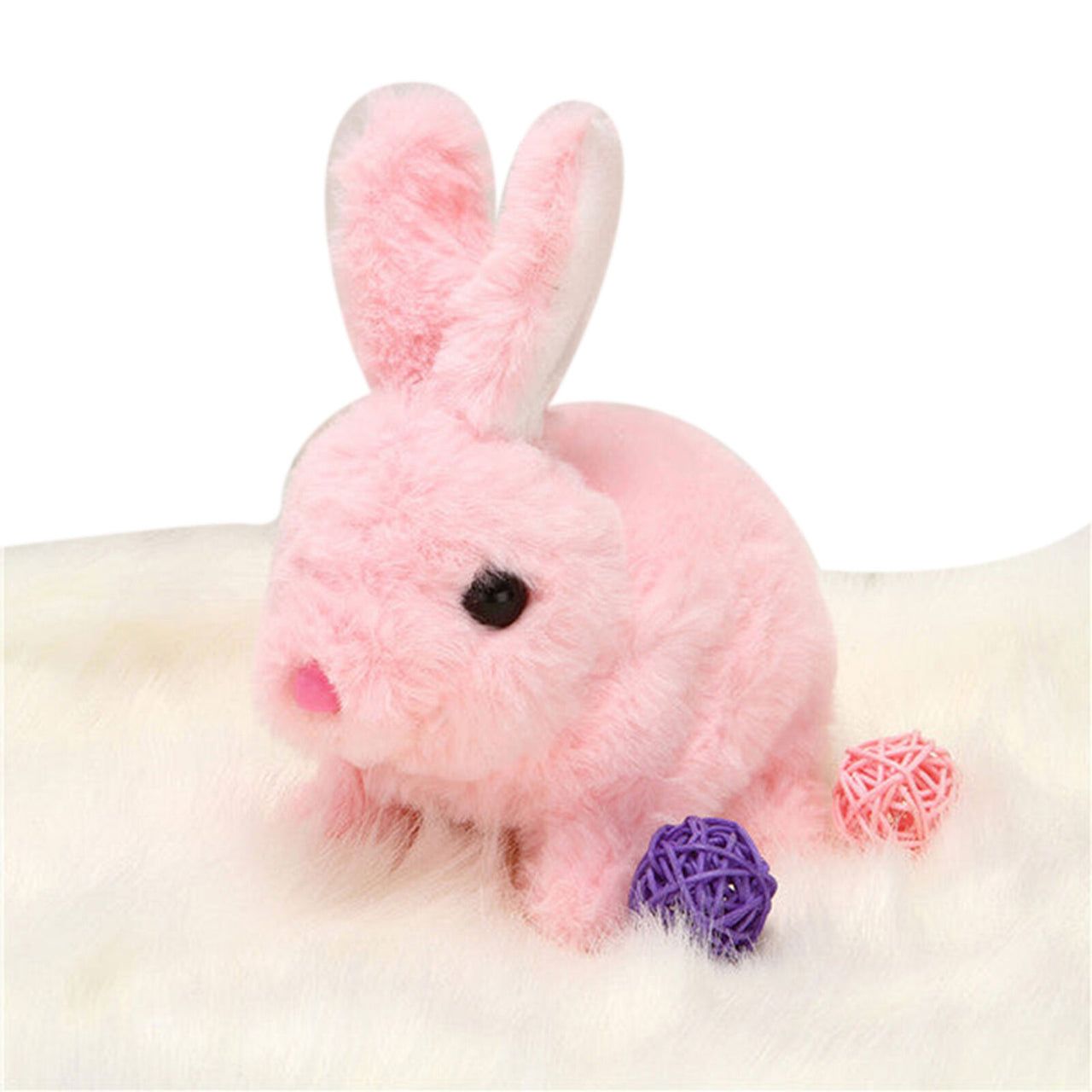 Electric Walking Cute Rabbit Plush Toy With Music