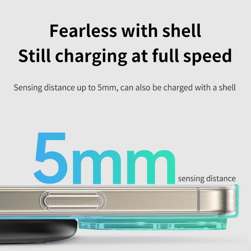15W Fast Wireless Charger Pad For  For  S25 S24 S23 S22 S21 Ultra Z Fold Flip 6 4 5 Note10 Note20 S10 Plus QI Pad