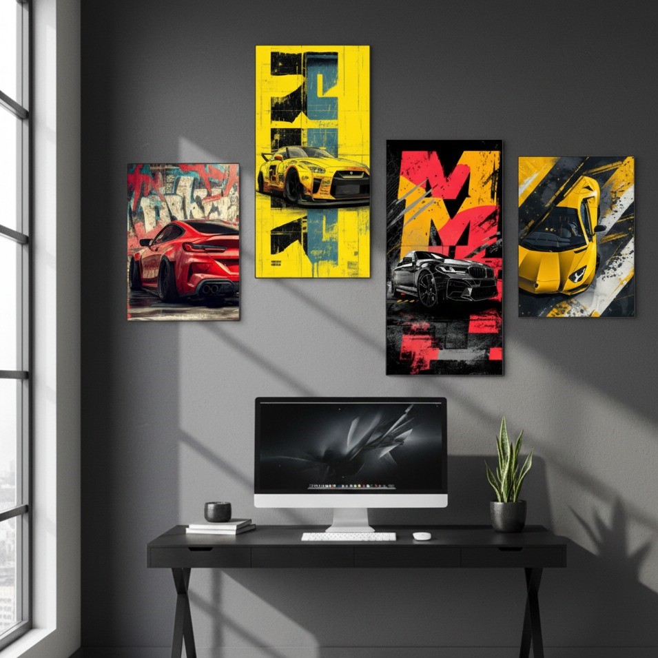 Supercar Velocity Wall Art