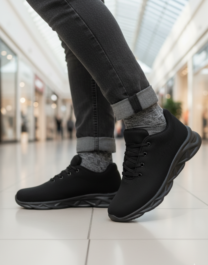 Men's Fashion Tennis black Shoes For Men Breathable Casual Shoes Men's shoes 2024 new small black men's shoes the trendy all-match sneakers for students white casual shoes men's shoes