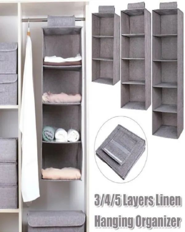 24 Grid Underwear Socks Storage Organizer With Foldable Closet