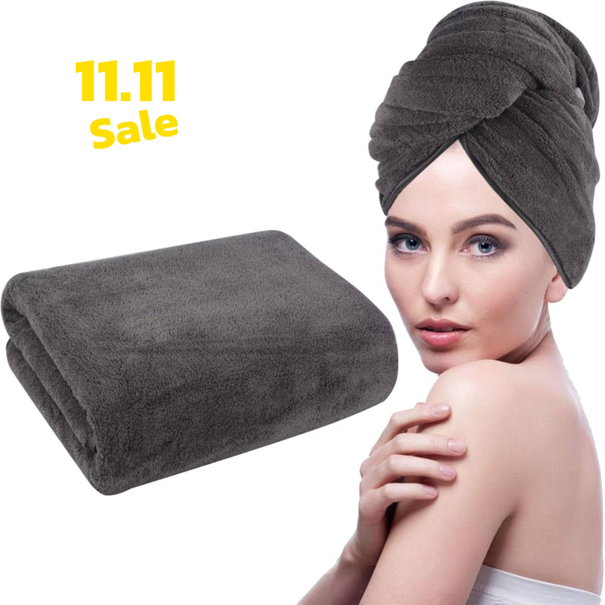Quick Dry Bath Hair Drying Towel Head Wrap Hat Super Absorbent Shower Cap For Women And For Girls